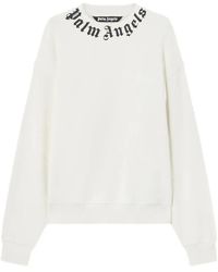 Palm Angels - Neck Logo Regular Crew - Lyst