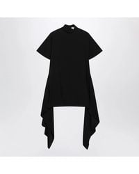 Alaïa - Alaia Mockneck Mini Dress - Lyst