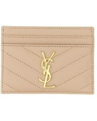 Saint Laurent - Portacarte "Cassandre" - Lyst