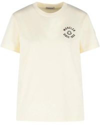 Moncler - Logo Cotton T-Shirt - Lyst