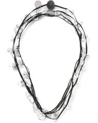 Maria Calderara - Clear Crystal Long Necklaces - Lyst