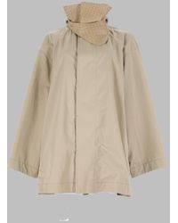 Bottega Veneta - Cotton Trench Coat For - Lyst