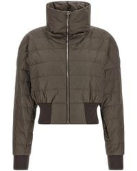 Rick Owens - Moncler + 'Cropped' Down Jacket - Lyst