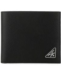 Prada - Saffiano Leather Wallet - Lyst