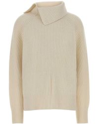 Loulou de Saison - Ivory Cashmere Cecil Sweater - Lyst