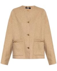 Versace - Medusa Buttoned Jacket - Lyst
