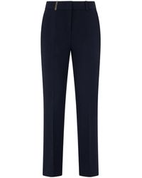 Peserico - Slim Fit Chino Trousers - Lyst