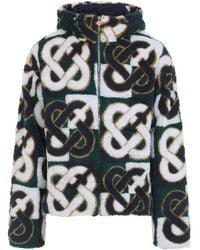 CASABLANCA - Monogram Fleece Jacket - Lyst