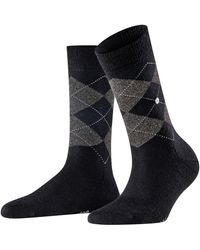 Burlington - Marylebone Lurex Wool Socks - Lyst