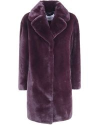 Stand Studio - "Camille" Cocoon Soft Teddy Coat - Lyst