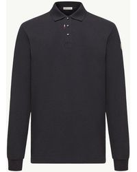 Moncler - Long Sleeve Polo Shirt - Lyst