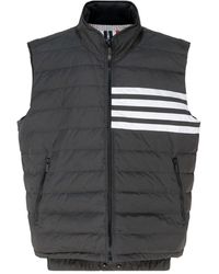 Thom Browne - Charcoal Polyester Down Jackets - Lyst