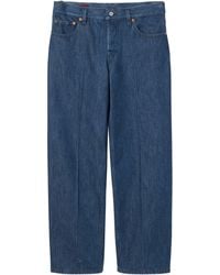 Gucci - Straight Cut Denim Jeans - Lyst