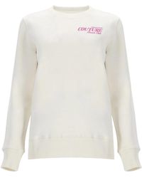 Versace Jeans Couture - Felpa Con Stampa - Lyst
