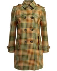 Burberry - Summerside Check Polyester Nylon Trench Coat - Lyst