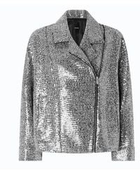 Pinko - Stretch Cotton Jacket - Lyst