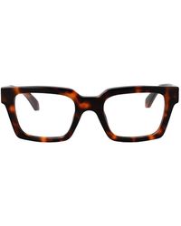 Off-White c/o Virgil Abloh - Shiny Havana Acetate Glasses - Lyst
