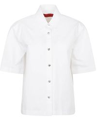 THE LATEST - Ben Cotton Shirt - Lyst