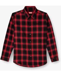 DIESEL - S-Simply Check Cotton Blend Shirt - Lyst