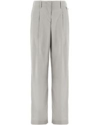 Herno - Pleated-Detail Trousers - Lyst