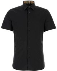 Burberry - Ekd Logo Cotton Shirt - Lyst