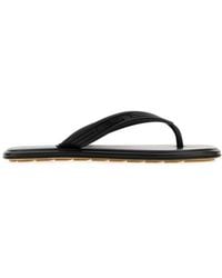Bottega Veneta - Rubber Sampieri Thong Slippers - Lyst
