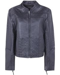 Daily Paper - "Structured" Leather Jacket - Lyst
