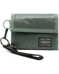Porter-Yoshida and Co - Logo-Appliqué Tri-Fold Wallet - Lyst