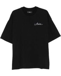 Amiri - Embroidered Logo T-Shirt - Lyst