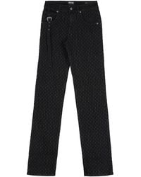 Versace Jeans Couture - High-Rise Slim Fit Jeans - Lyst