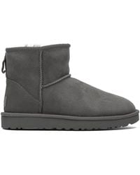 UGG - Classic Mini Ii Suede Boots With Shearling Lining - Lyst