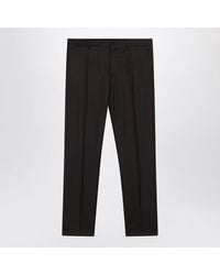 Dolce & Gabbana - Dolce & Gabbana Virgin Wool Twill Tailored Pants - Lyst