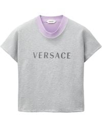 Versace - Logo-Print T-Shirt - Lyst