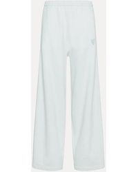 forte_forte - Diagonal Cotton Fleece Twisted Pant - Lyst