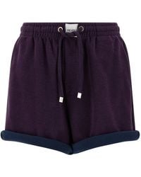 The Attico - American Fleece Shorts - Lyst