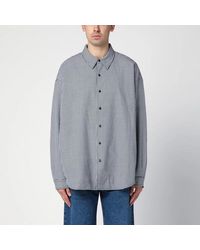 New Amsterdam Surf Association - Wool Blend Checked Shirt - Lyst