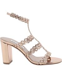 Aquazzura - Infinity Chain Jelly Pump Sandals - Lyst
