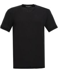 Dolce & Gabbana - Stretch Jersey T-Shirt - Lyst