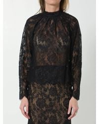 Self-Portrait - Floral Lace Blouse - Lyst