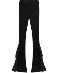 Blumarine - Knit Insert Lace Pants - Lyst