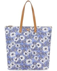 Prada - Printed Re-Nylon Shopping Bag - Lyst