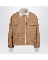 Weekend by Maxmara - Almond Reversible Cropped Jacket - Lyst