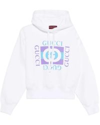 Gucci - Hooded Sweatshirt With Print - Lyst