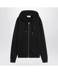 Ami Paris - Ami De Coeur Zip-Up Sweatshirt - Lyst