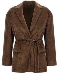 Brunello Cucinelli - Viscose Blazer Clothing - Lyst