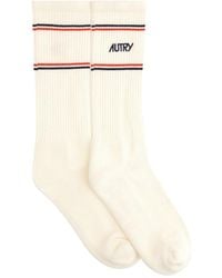 Autry X Maison Kitsune - Socks With Logo - Lyst