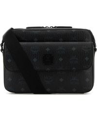 ショルダーバッグ・ポシェット MCM PRINTED CANVAS AREN MESSENGER CROSSBODY BAG MCM Aren Logo Print Messenger Crossbody Bag in Red | Lyst