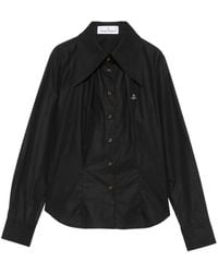 Vivienne Westwood - Violin Orb-Embroidered Cotton Shirt - Lyst