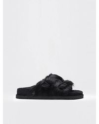 Birkenstock - Zurich Shearling Fur Sandal - Lyst