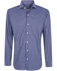 Barba Napoli - Chevron Classic Shirt - Lyst